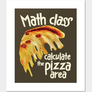 Math class Pizza Posters and Art